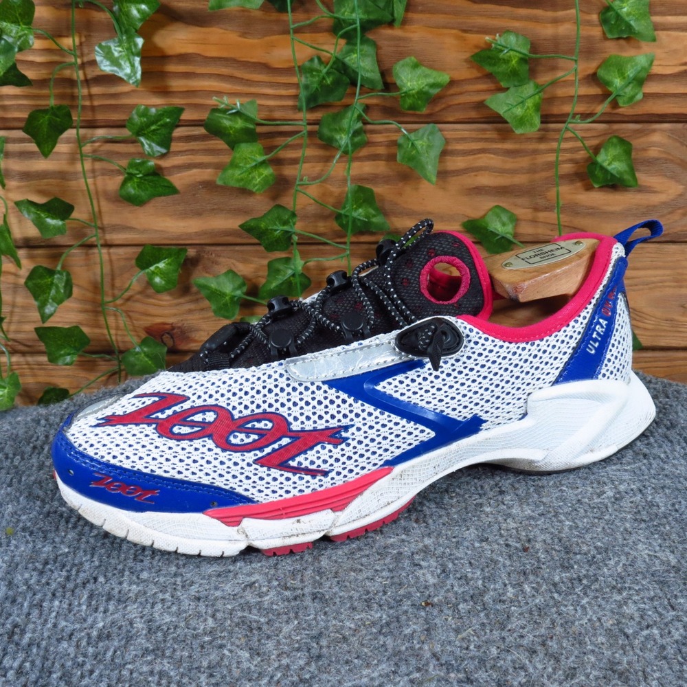 Zoot Ultra Ovwa Women Running Shoe Size 8 Triathlon Performance White Blue Pink